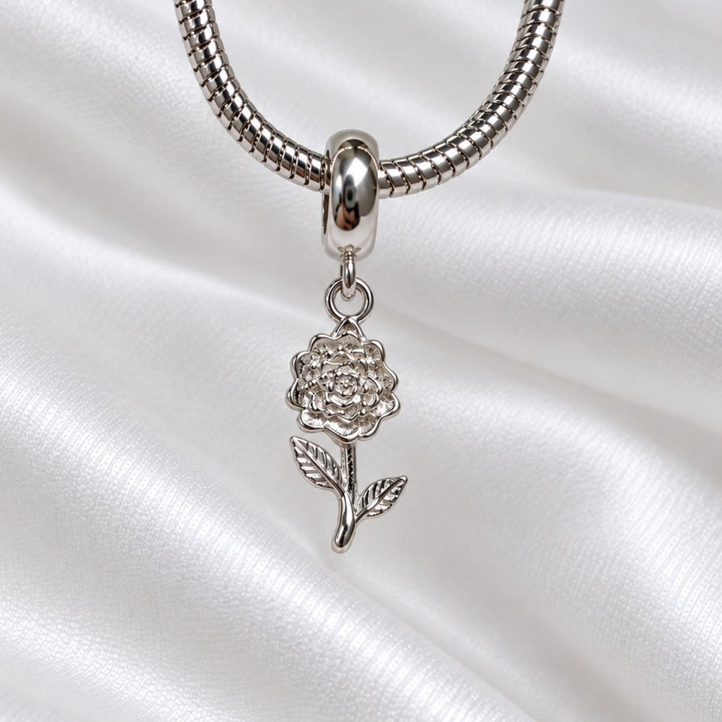 Berloque Flor Prata 925