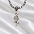 Berloque Flor Prata 925