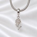 Berloque Flor Prata 925