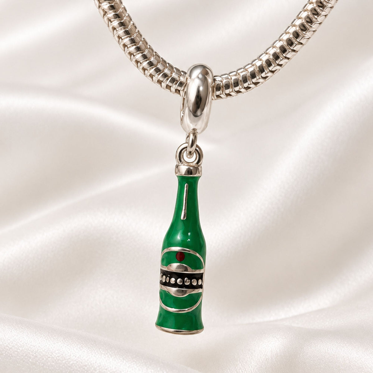 Berloque Cerveja H Prata 925