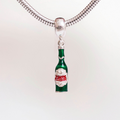 Berloque Cerveja de Garrafa Prata 925