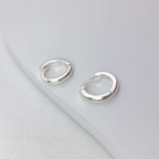 Brinco Argola Click Lisa M Prata 925