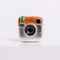 Berloque Instagram Retrô Prata 925