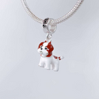 Berloque Cachorro Shih Tzu Prata 925