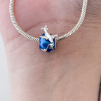 Berloque Separador Mundo e Avião Prata 925