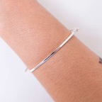 Bracelete Fio Quadrado 2mm Prata 925
