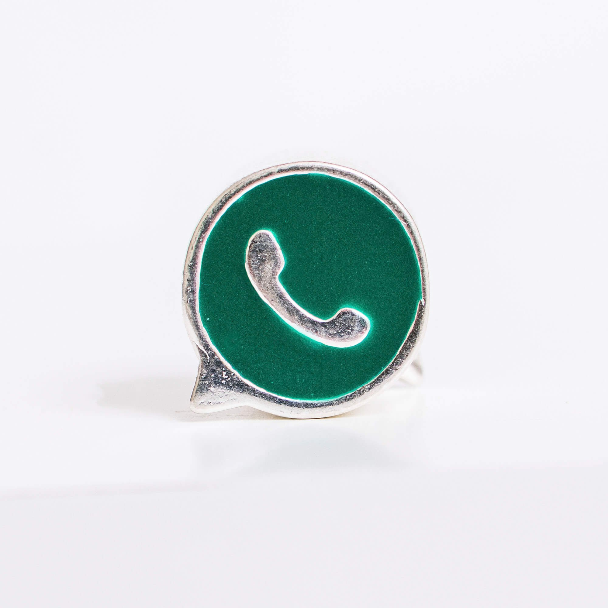 Berloque WhatsApp Prata 925