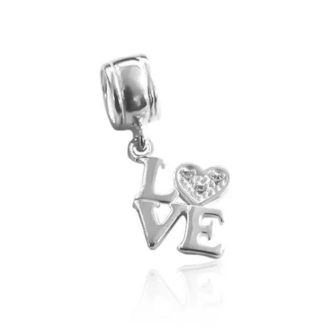 Berloque LOVE Prata 925