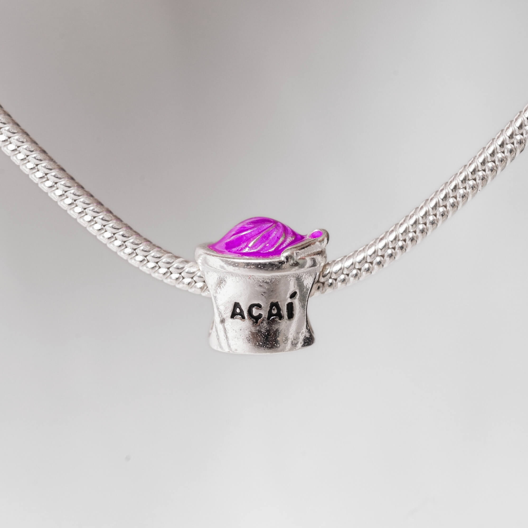 Berloque Tigela de Açaí Prata 925