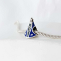 Berloque Nossa Senhora Aparecida Azul Prata 925