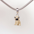 Berloque Cachorro Pug Prata 925