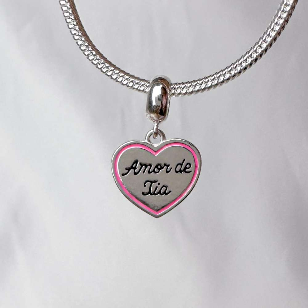Berloque Amor de Tia Prata 925