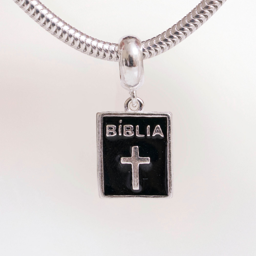Berloque Bíblia Prata 925