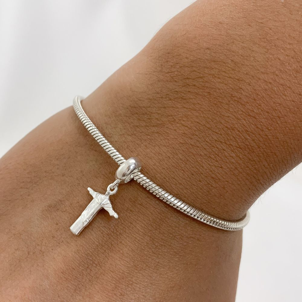 Berloque Cristo Redentor Prata 925