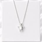 Colar Menino Liso Prata 925