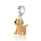 Berloque Cachorro Golden Prata 925