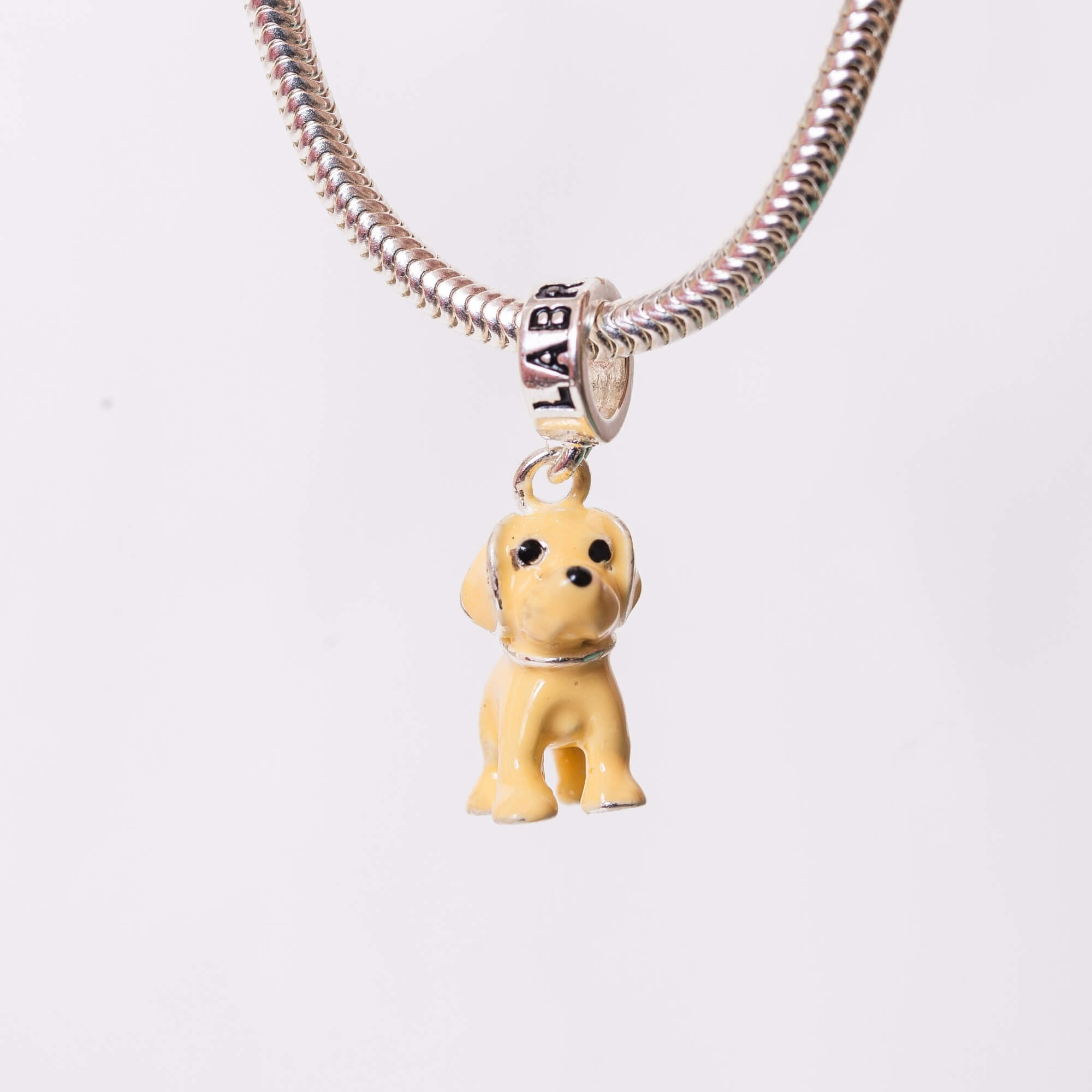 Berloque Cachorro Labrador Prata 925