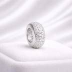 Berloque Separador Zircônia Cristal Prata 925