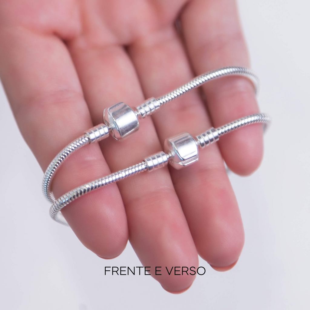Pulseira de Berloque Tradicional Prata 925