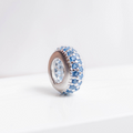 Berloque Separador Zircônia Azul Celeste Prata 925