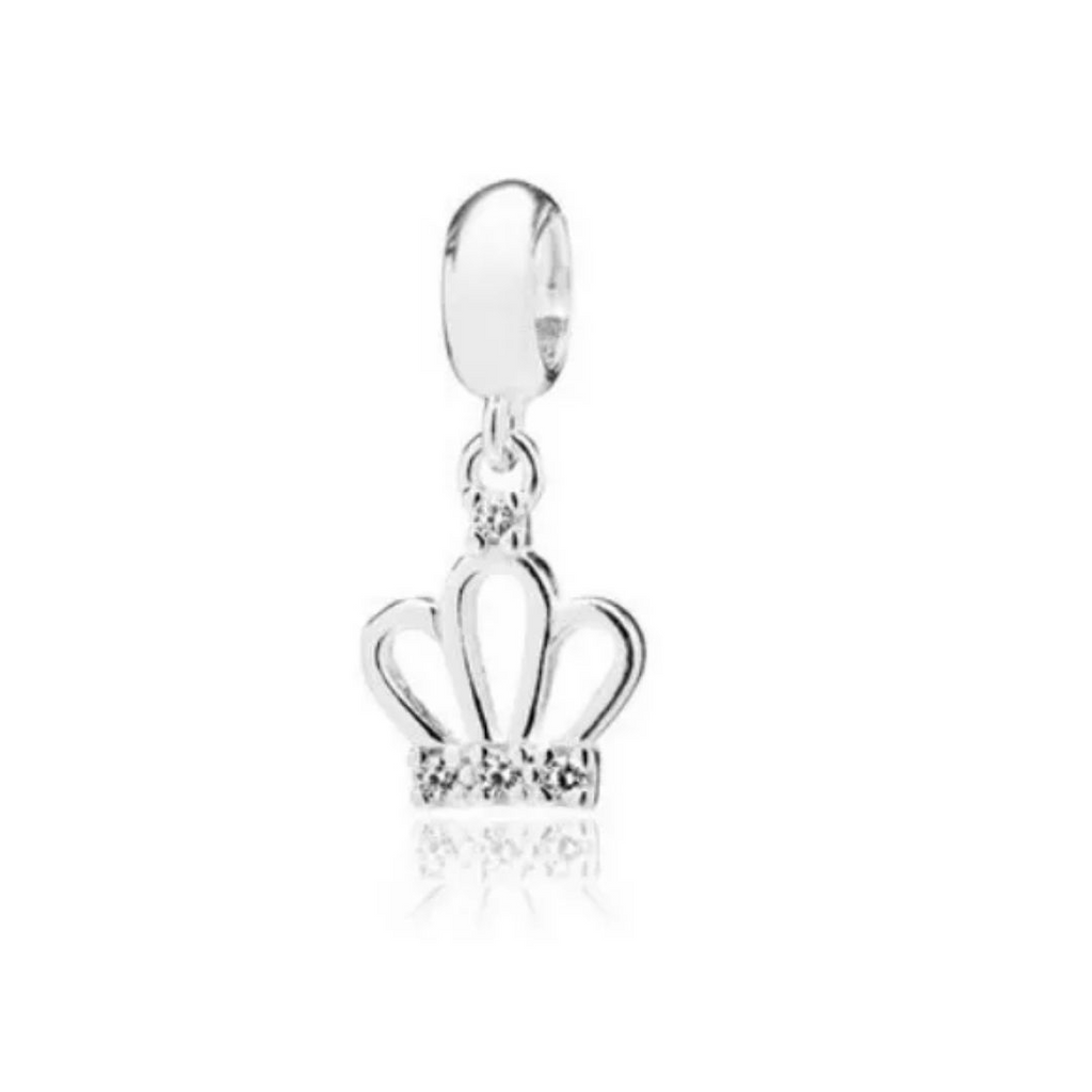 Berloque Coroa Pingente Prata 925