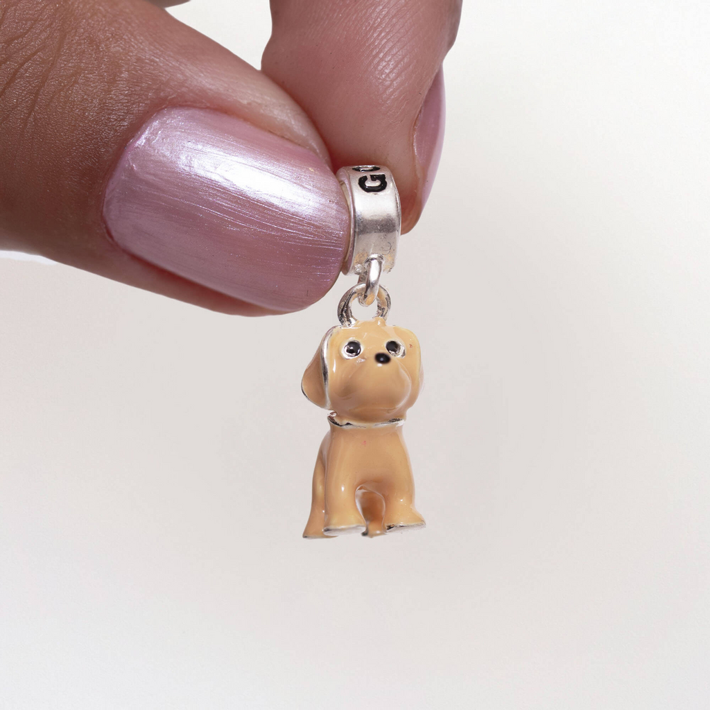 Berloque Cachorro Golden Prata 925