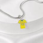 Berloque Camisa 10 Brasil Prata 925