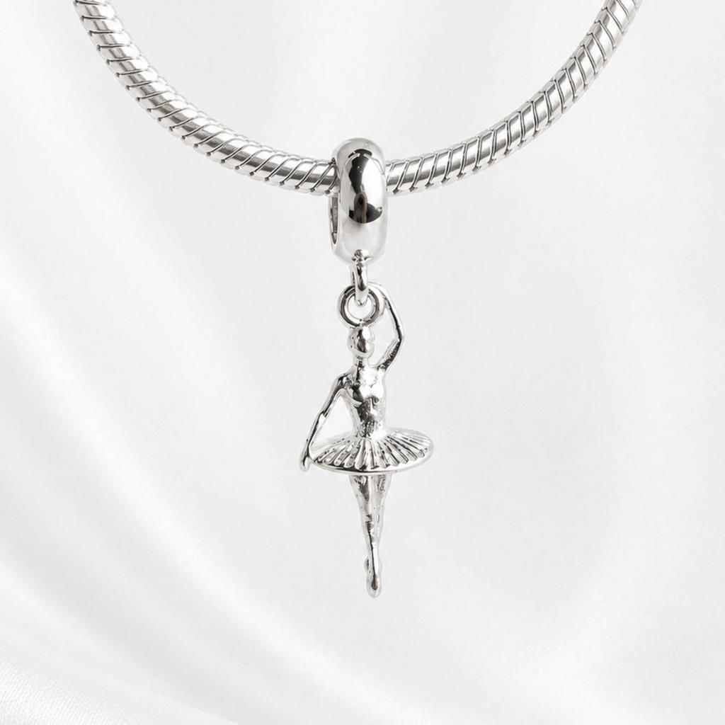 Berloque Bailarina Prata 925