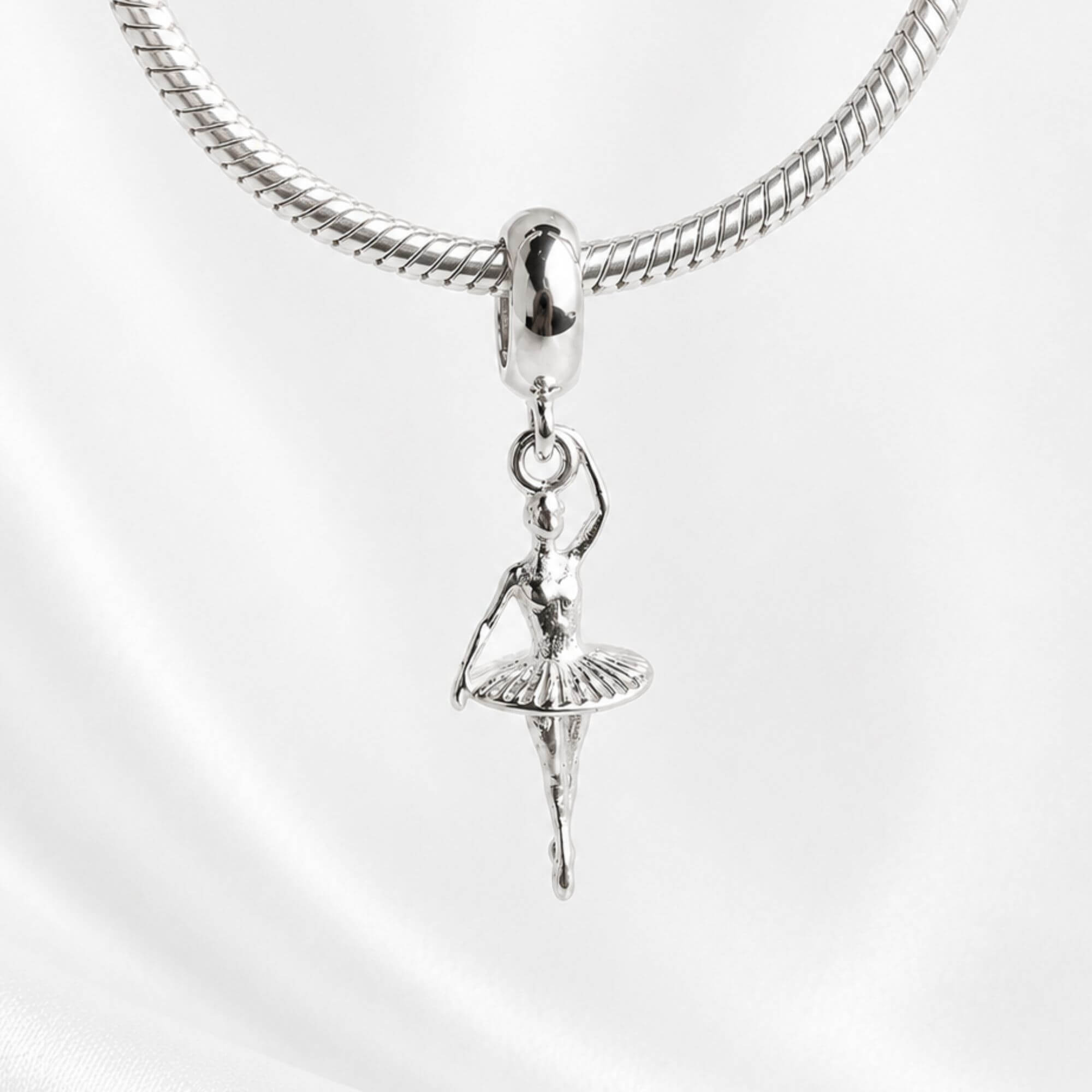 Berloque Bailarina Prata 925