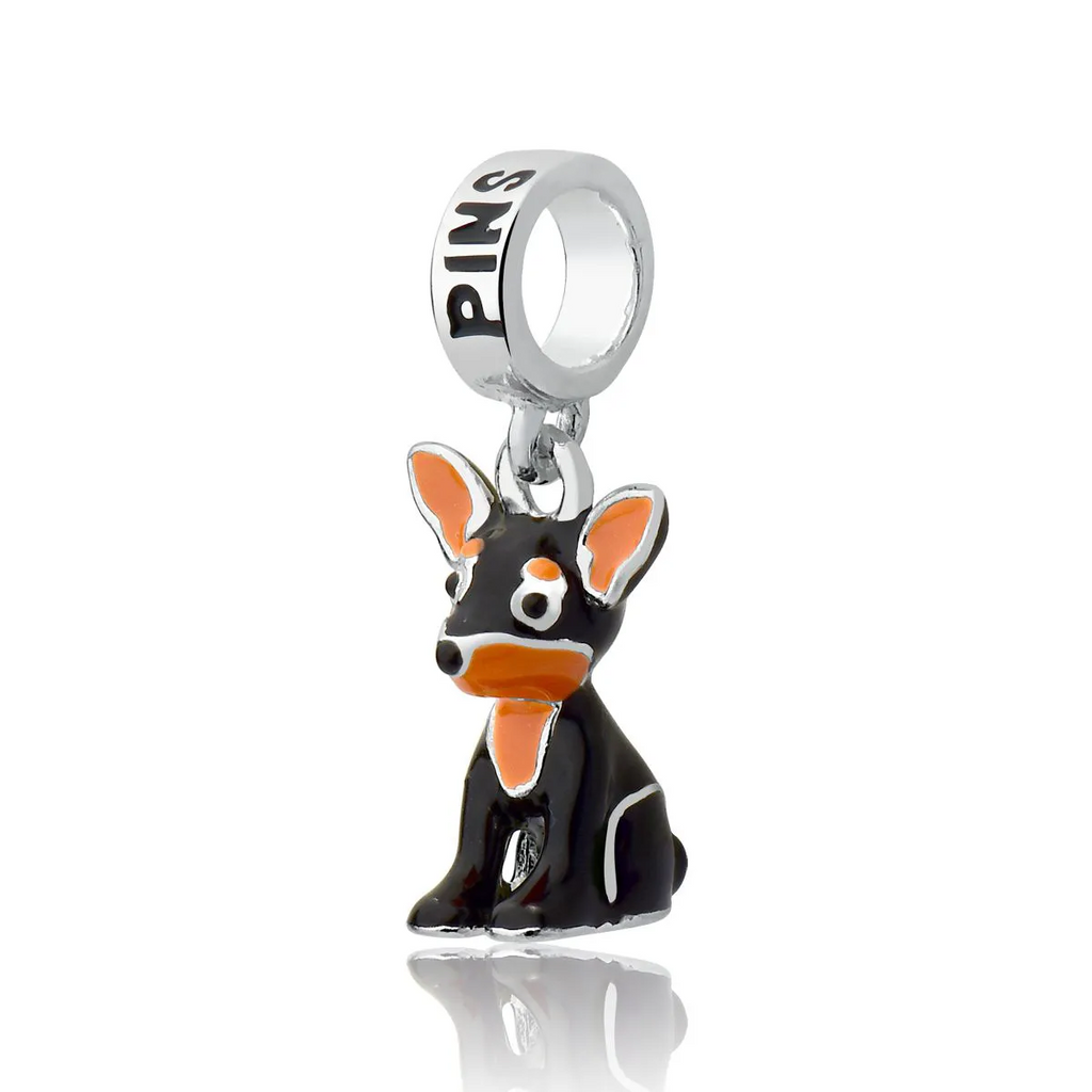 Berloque Cachorro Pinscher Prata 925