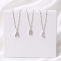 Pulseira de Prata 925 Mini Iniciais Cravejadas