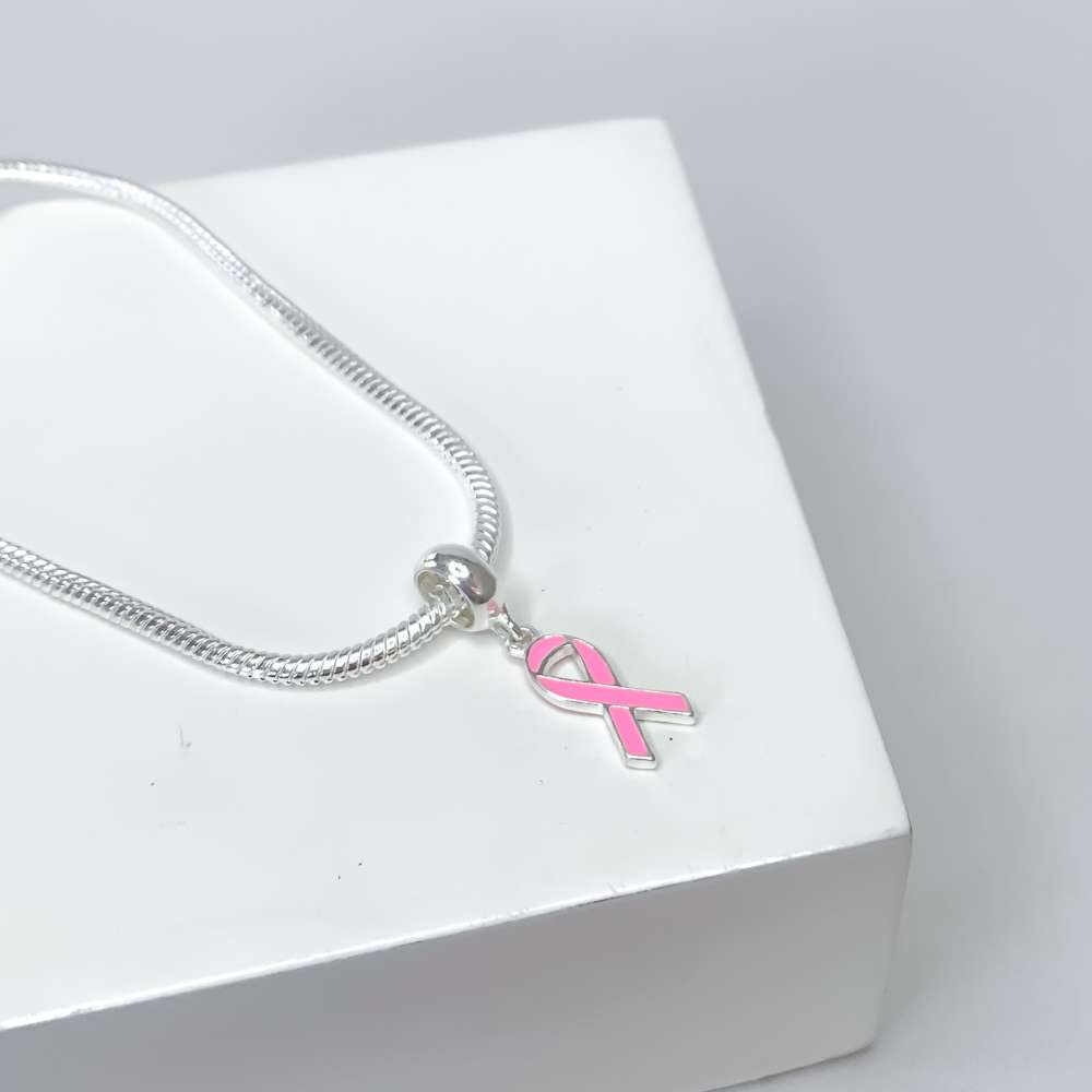 Berloque Símbolo da Cura Rosa Prata 925