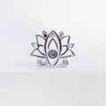 Berloque Separador Flor de Lótus Prata 925