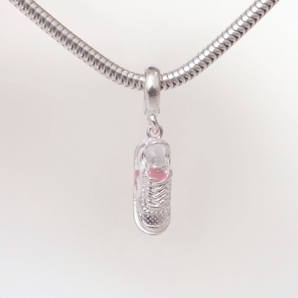 Berloque de Prata 925 Tênis Branco