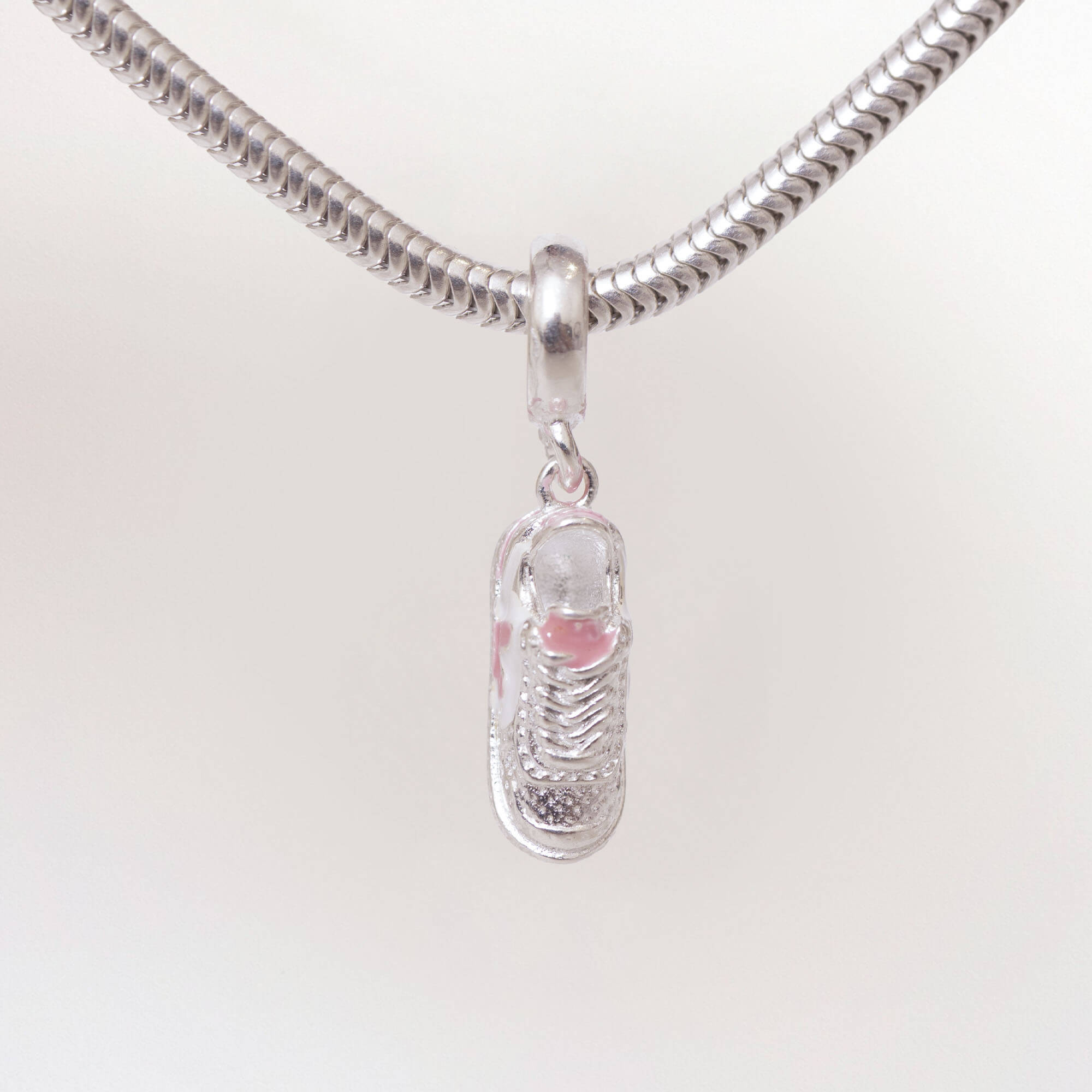 Berloque de Prata 925 Tênis Branco