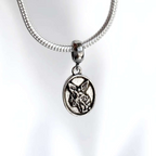 Berloque Medalha Arcanjo São Miguel Prata 925