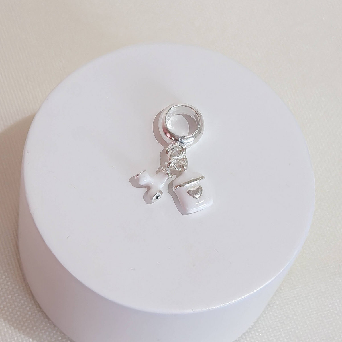 Berloque Fone de Ouvido Air Pods Prata 925