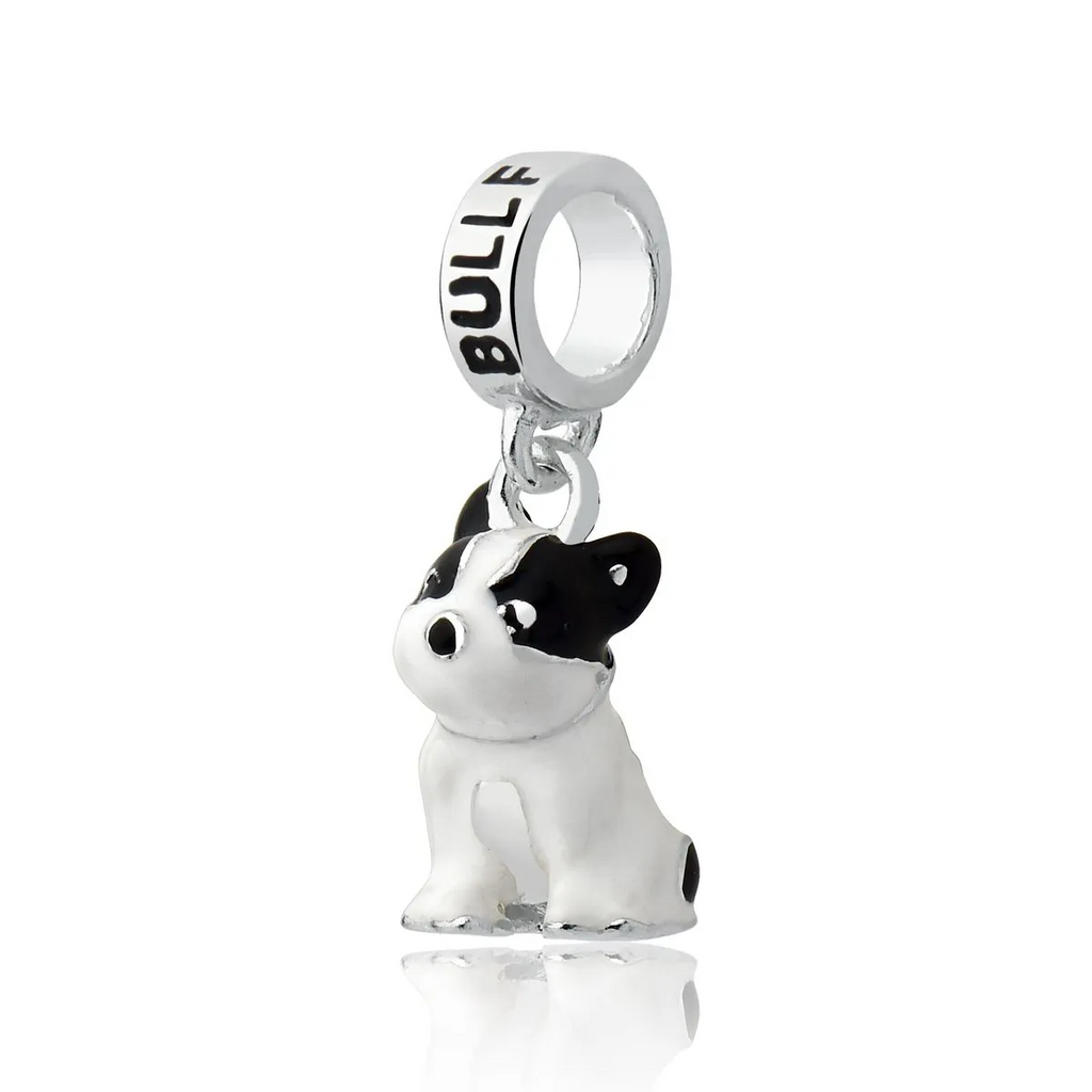 Berloque Cachorro BullDog Francês Prata 925