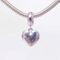 Berloque Coração Liso Prata 925