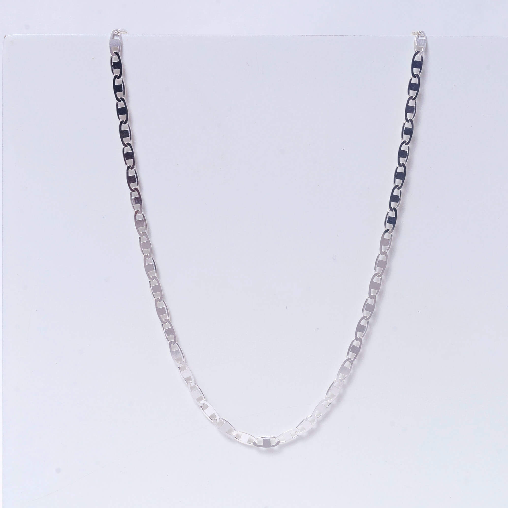 Corrente Piastrine 40cm Prata 925