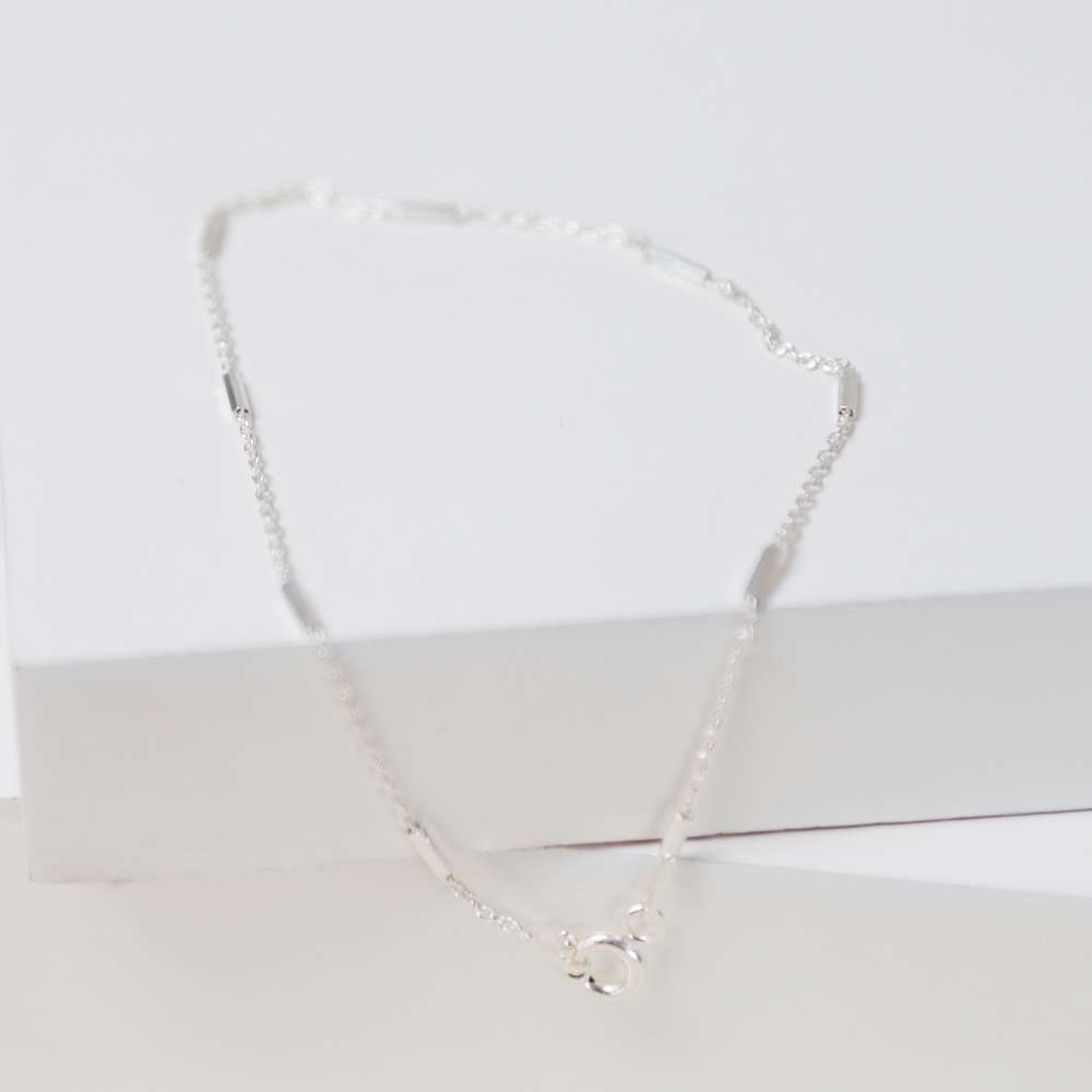 Pulseira Cartier Alternada 18cm Prata 925