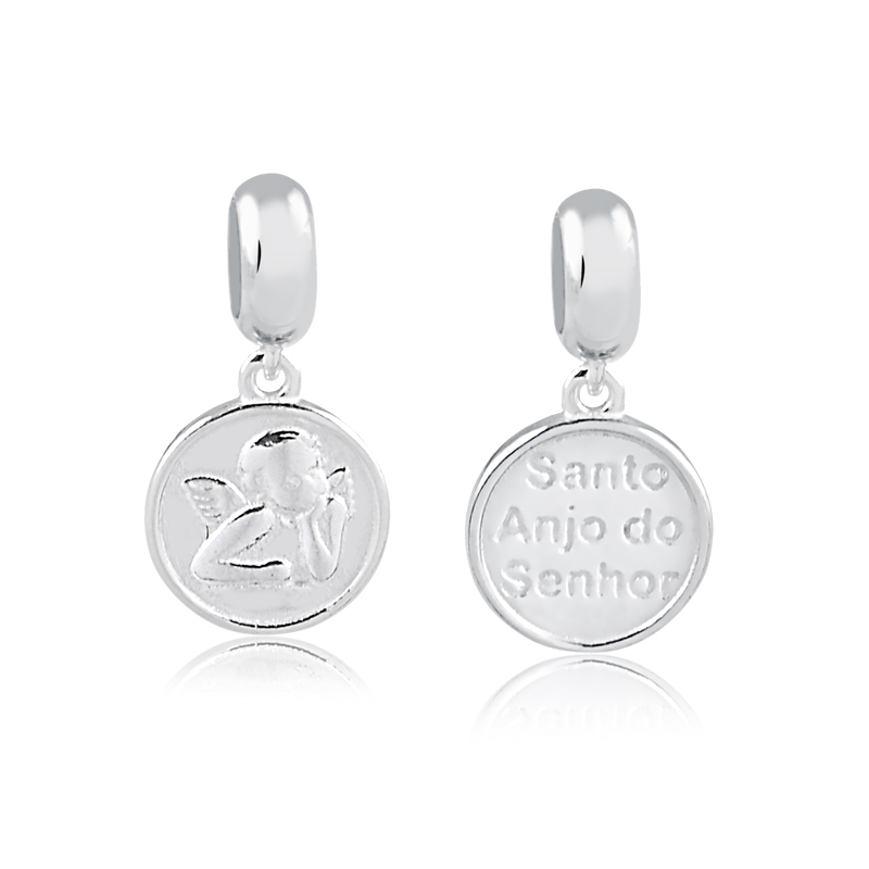 Berloque Santo Anjo Prata 925