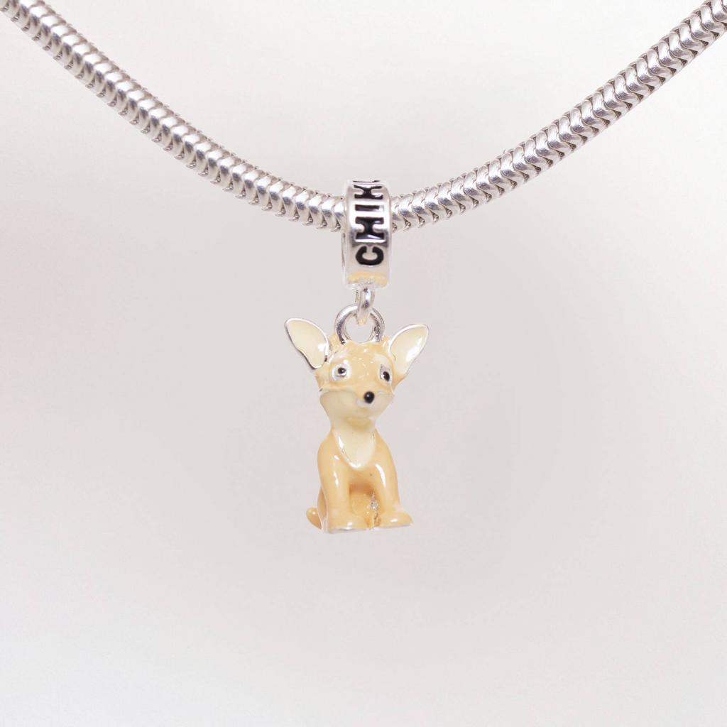 Berloque Cachorro Chihuahua Prata 925