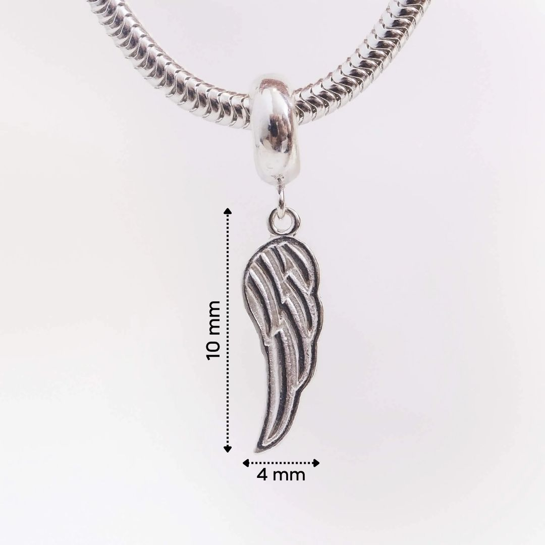 Berloque Asa de Anjo Prata 925
