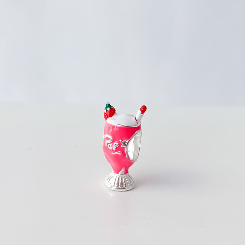 Berloque Milk Shake Prata 925