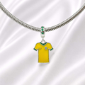 Berloque Camisa 10 Brasil Prata 925