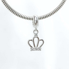 Berloque Coroa Pingente Prata 925
