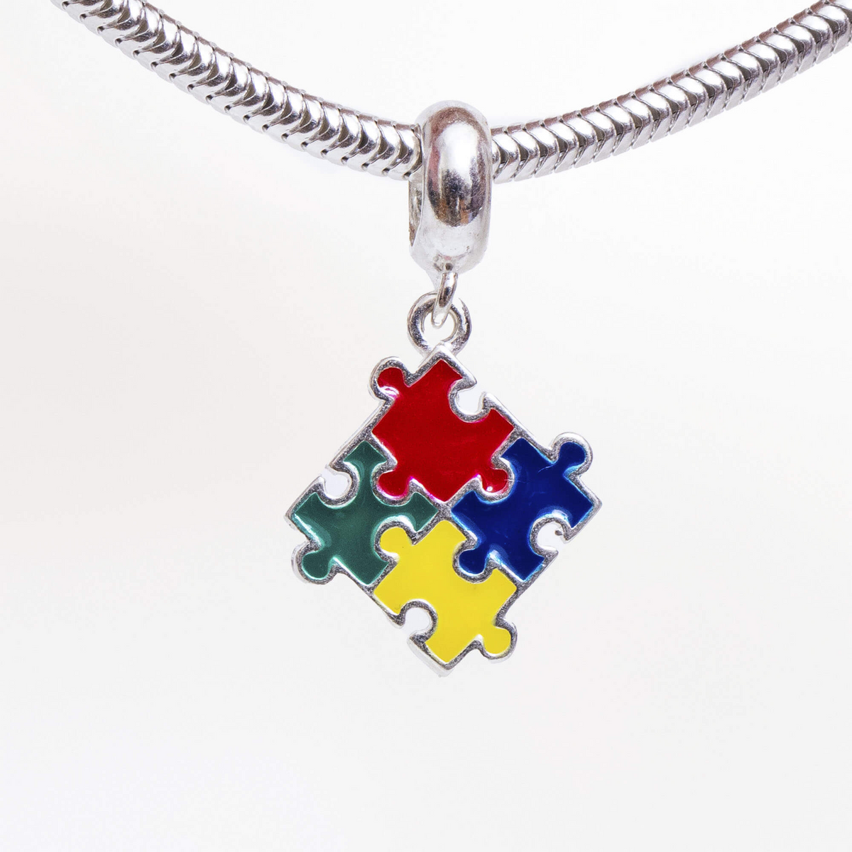 Berloque Símbolo Autismo Prata 925