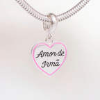 Berloque Amor de Irmã Prata 925