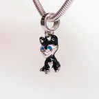 Berloque Cachorro Husky Prata 925